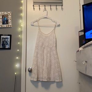Abercrombie and Fitch white lace dress